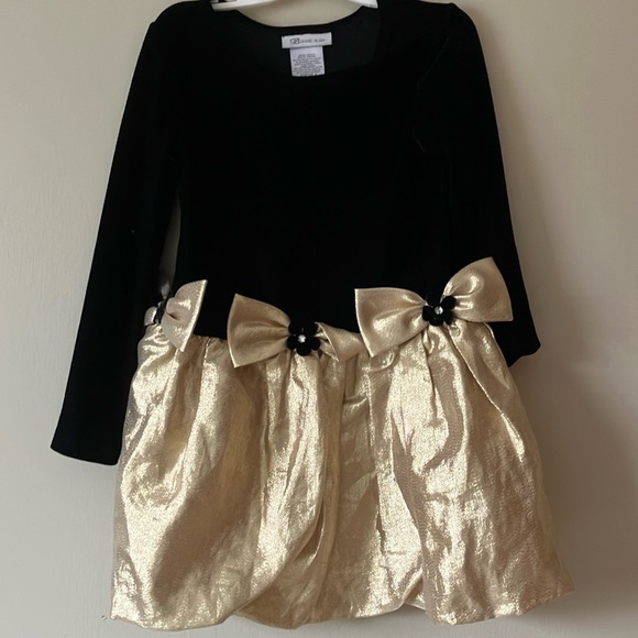 Bonnie Jean Other - Gold bubble skirt dress